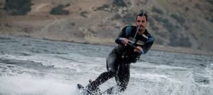Wake boarding in Tarifa