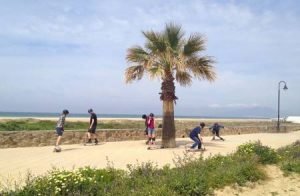 Longboarding in Tarifa
