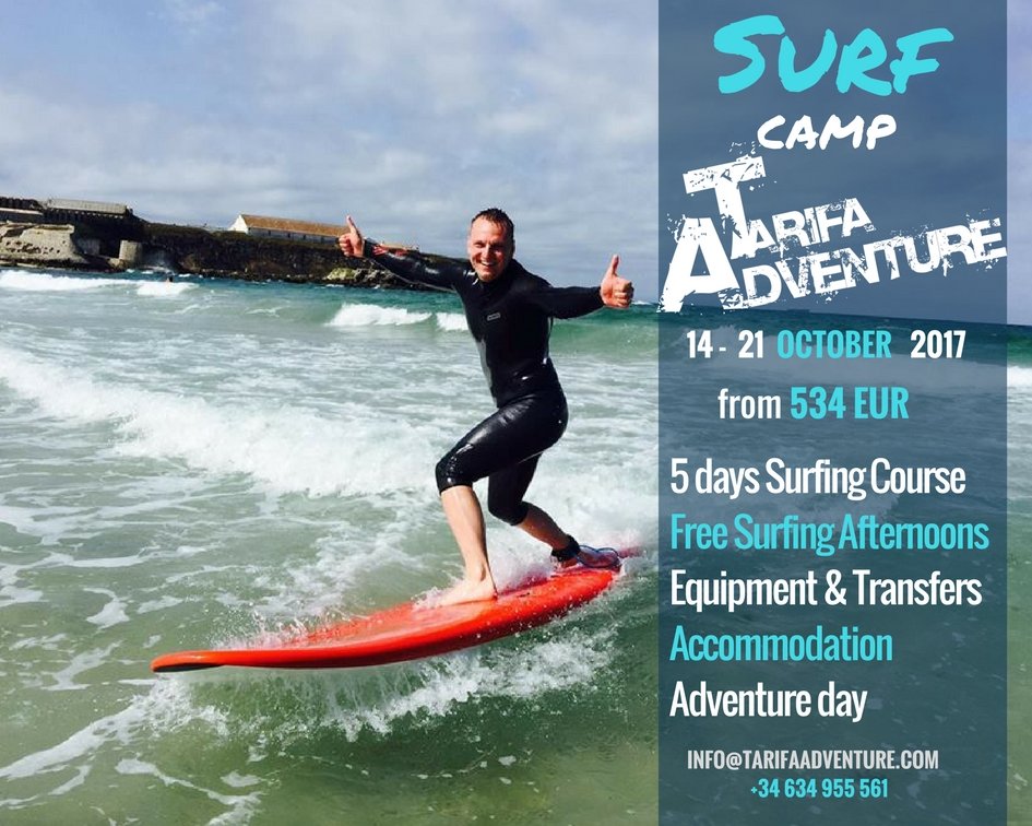 SURF Adventure Camp in Tarifa, Spain